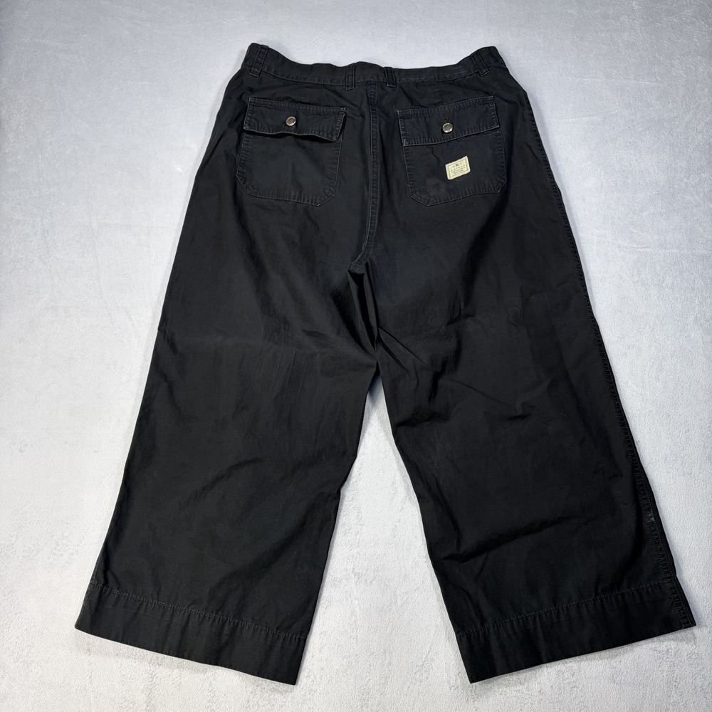 Lauren Ralph Lauren capri Pants Womens Size 12 Black Cotton High Rise. - Picture 3 of 16